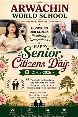 Senior Citizens  Day on 21 August 2026