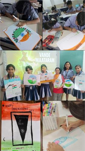 Inter-Class Poster Making Competition Celebrates Ek Bharat, Shreshtha Bharat and the Constitution of