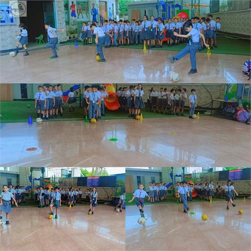 Football fundoo day Activity  Class 3 A & 3 B