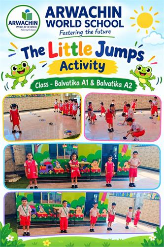 The Little jumps Activity  Class- Balvatika A1 & Balvatika A2