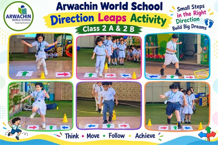 Direction Leaps Activity  Class - 2 A & 2 B