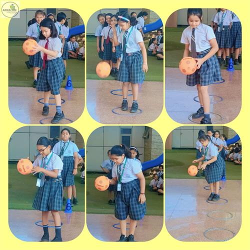 Handball- Dribbling Basics Activity  Class 3 A & 3 B