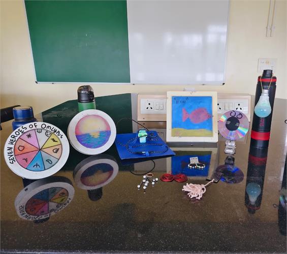 E-Waste Art Installation – by Eco Club