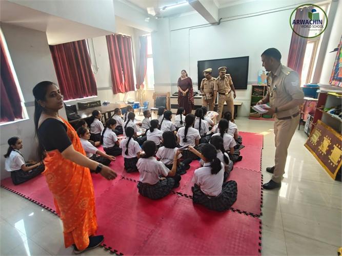 Awareness program by Thana police station for the classes 3rd to 8