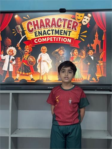 Character Enactment Competition - Winners Class 4